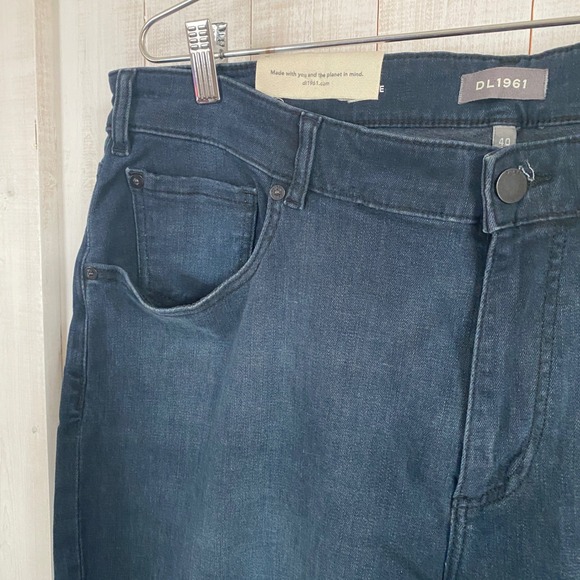 DL1961 Hunter Skinny Jeans Mens 40 Dark Indigo DL Ultimate Botanic Fiber Stretch - Picture 3 of 9